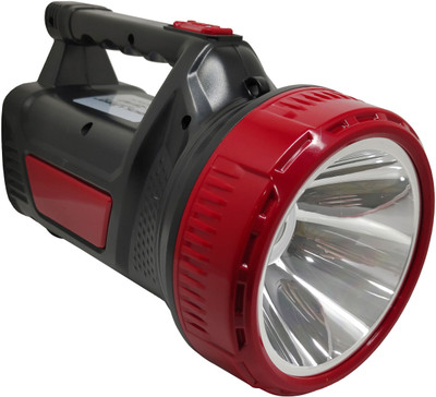 CXB 1 km long range laser multi functional super bright rechargeable led torch light 12 hrs Torch Emergency Light(Red, Black)