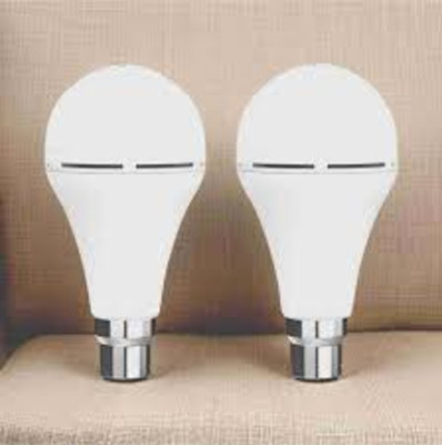 PRABHAM B22 LED Inverter Bulb - 12 Watt Rechargeable Emergency Light 3 hrs Bulb Emergency Light(Natural White)