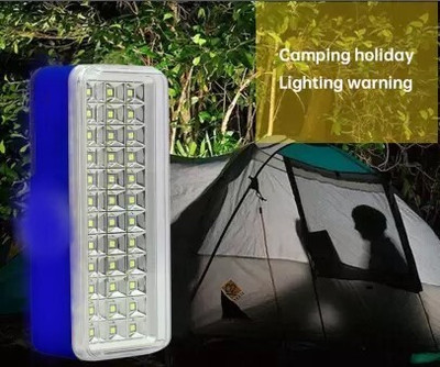 VR Bright Lite High-Bright 36 LED with Rechargeable Emergency Floor Lantern Lamp Ligh (BLUE) 5 hrs Flood Lamp Emergency Light(Blue)