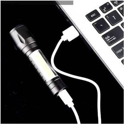 VR Bright Lite EMERGENCY 3 IN 1 MODES TORCH 5 hrs Torch Emergency Light(Black)