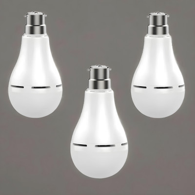 SACRO Inverter bulb 12W LED & 2000mAh battery 4hrs emergency light Pack of 3 bulbWK8 4 hrs Bulb Emergency Light(White)