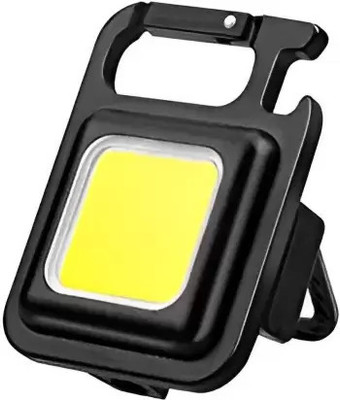 VR Bright Lite Keychain Multifunction Led Light with Bottle Opener Key Chain 5 hrs Torch Emergency Light(Black)