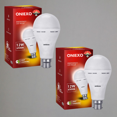ONIEXO Emergency LED Bulb-12W-A21 4 hrs Bulb Emergency Light(White)