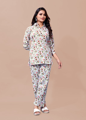 Vimalnath Synthetics Tunic Pant Co-ords Set