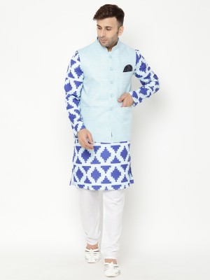 Hangup Men Kurta Ethnic Jacket Set