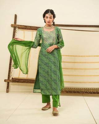 Divastri Women Kurta Pant Dupatta Set