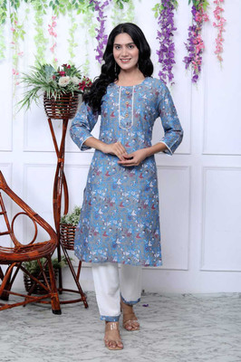 LOOK N LIKE Women Kurti Pant Set