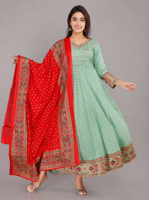 Radha Rani creation Women Kurta Dupatta Set