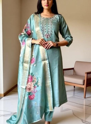 SONBAY FASHION & CREATION Women Kurta, Churidar & Dupatta Set