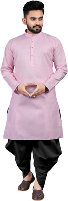 Enmozz Men Kurta Dhoti Set