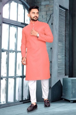 RAJWADI FASHION Men Kurta Pyjama Set