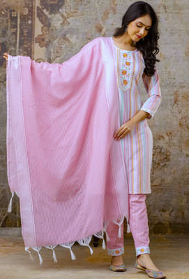 Auzanoor Collection Women Kurta Pyjama Dupatta Set