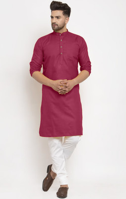 VASUDHA CREATION Men Kurta Pyjama Set