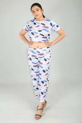PERFECTPIVOT Women Printed Multicolor Top & Pyjama Set