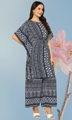 SELVIFAB Women Kaftan Palazzo Set