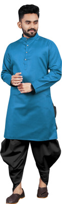 Enmozz Men Kurta Dhoti Set