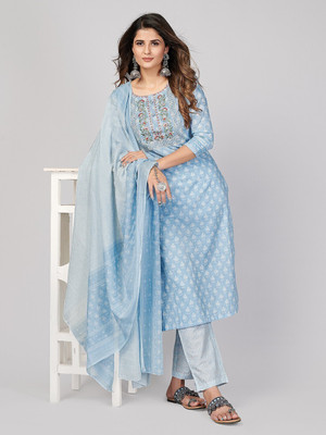 VBUYZ Women Kurta Pant Dupatta Set