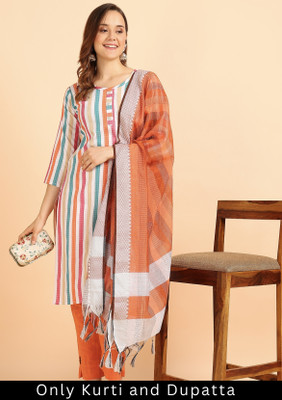 VROEGER Women Kurti Dupatta Set