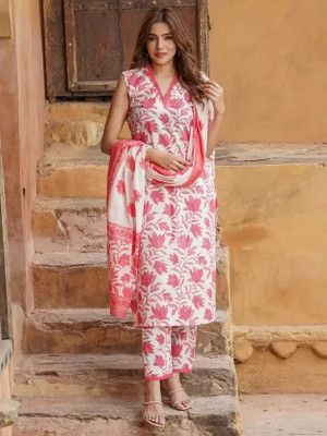 Lamba Creations Women Kurta Pant Dupatta Set