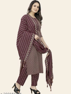 Andheriyas Collection Women Kurta Pant Dupatta Set