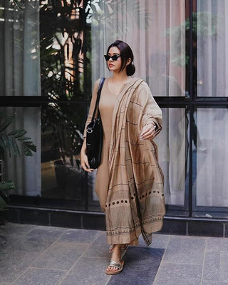 Armaan Dyeing Women Kurta Palazzo Dupatta Set