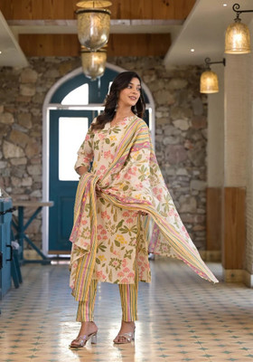 Divastri Women Kurta Pant Dupatta Set