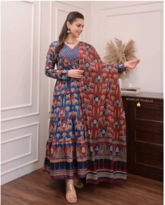 Astha Women Kurta Pant Dupatta Set