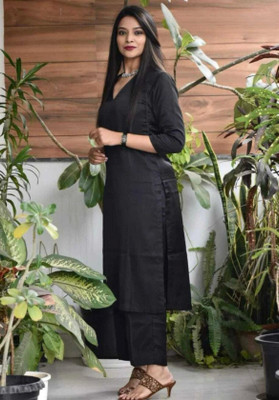 Kanha Enterprises Women Kurta Palazzo Set