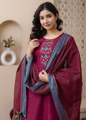 AuzaSho Collection Women Kurta Pyjama Dupatta Set