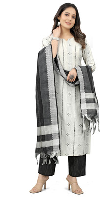 HOC's Printed Kurta, Trouser/Pant & Dupatta Set