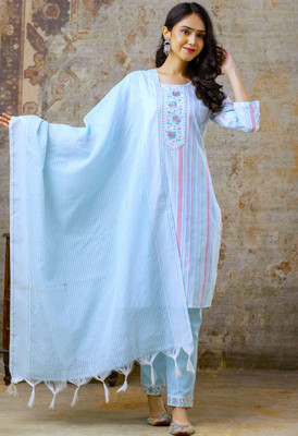 Shozaai Collection Women Kurta Pyjama Dupatta Set