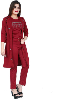 OMIOO Top Pant Western Set with Shrug