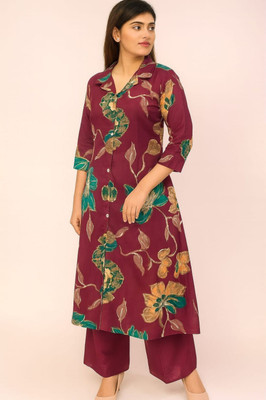 Seabrand Women Kurta Palazzo Set