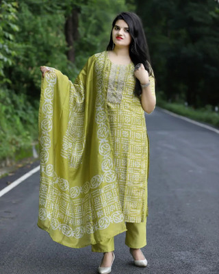 GIGA Women Kurta Pant Dupatta Set
