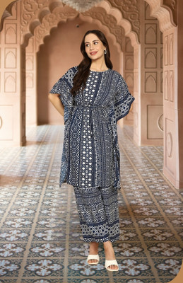 SELVIFAB Women Kaftan Palazzo Set
