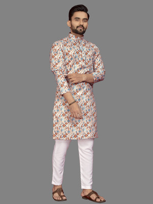 HIKNOCK Men Kurta Pyjama Set