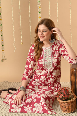 PRISCA Women Kurta Pant Set