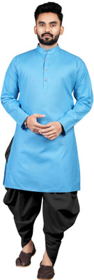 Enmozz Men Kurta Dhoti Set