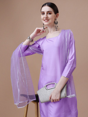 Naveerafashion Women Kurti Pant Dupatta Set