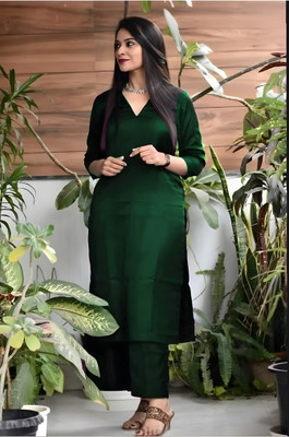 ANGAVASTRAM Women Kurti Pant Set