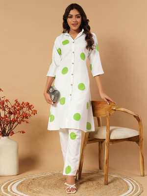 FABDEAL Printed Kurta, Trouser/Pant & Dupatta Set