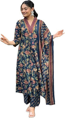 Nayi Nazar Women Kurti Palazzo Dupatta Set