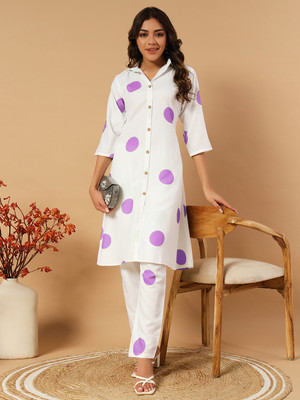 FABDEAL Printed Kurta, Trouser/Pant & Dupatta Set