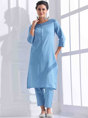 PORCHA Women Kurti Pant Set