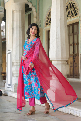 Divastri Women Kurta Pant Dupatta Set