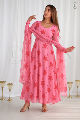 Ugaan Anarkali Gown(Pink)