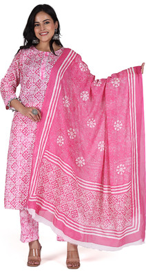 KWATCHI Women Kurta Pant Set