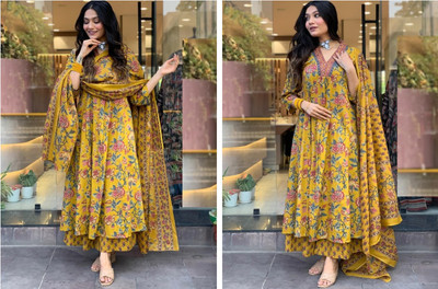 KOTHOTYA Women Kurta Pant Dupatta Set