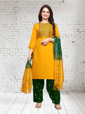 RN Sales Women Kurta Pant Dupatta Set
