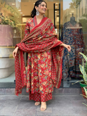 GYAPTI Women Kurta Pant Dupatta Set